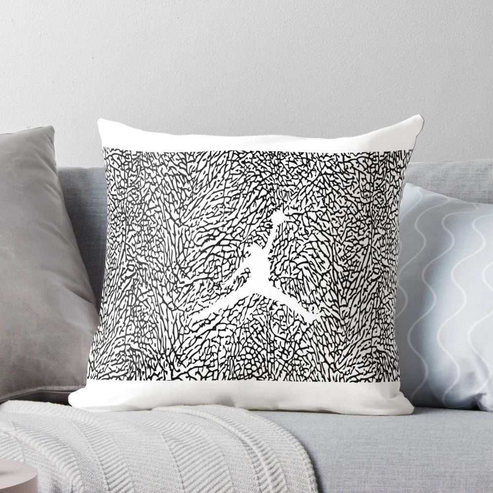 Jordan Jumpman graphic print on a big boys pocket pillow