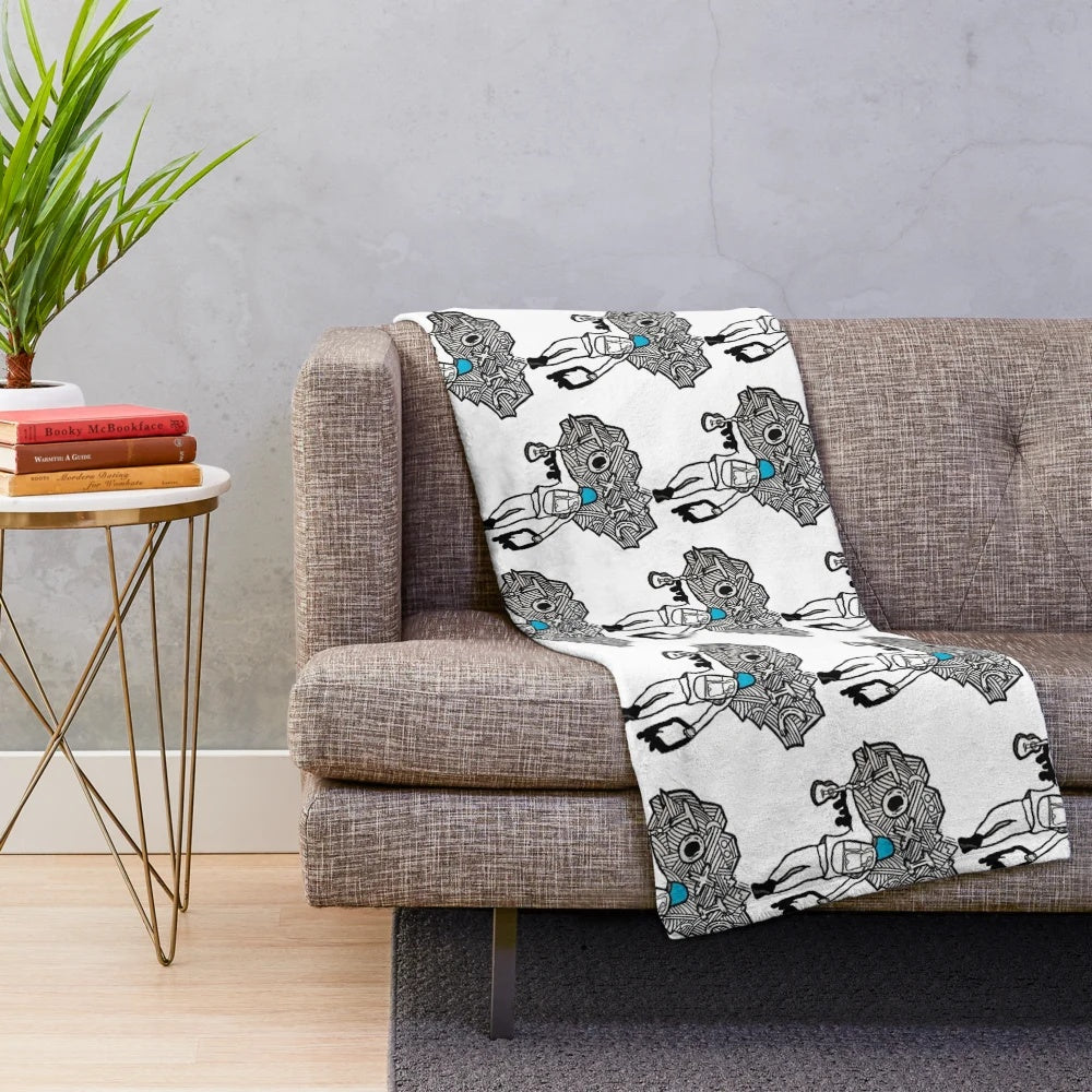 Boywithuke-inspired plush blanket featuring anime-style design and uke music themes