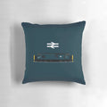 BR Blue Class 37 Diesel Locomotive Pillow - Soft, Comfortable Pillow for Train Lovers