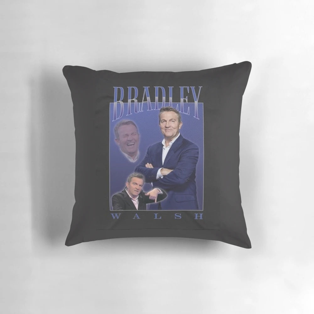 Bradley Walsh Pillow - Celebrate the iconic British TV personality and game show host with this high-quality pillow