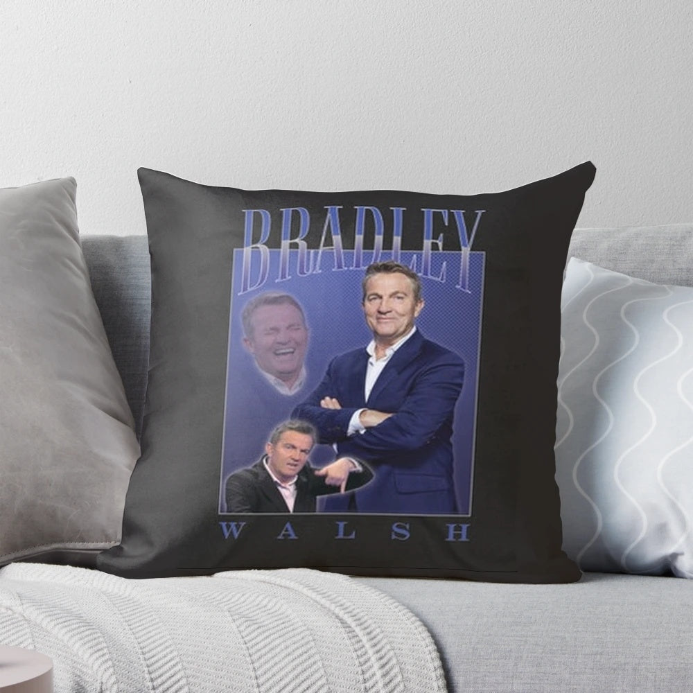 Bradley Walsh Pillow - Celebrate the iconic British TV personality and game show host with this high-quality pillow