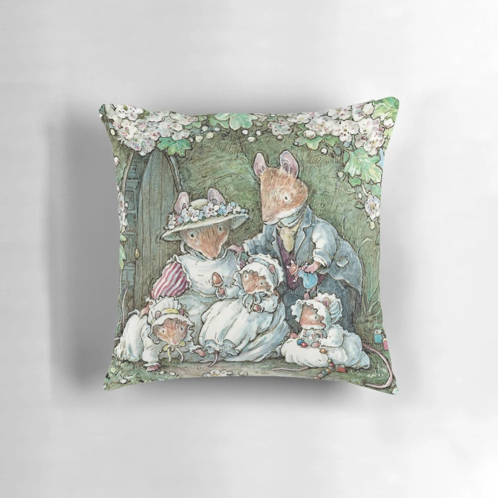Brambly Hedge Poppy Dusty Plush Pillow for Nursery and Baby Shower