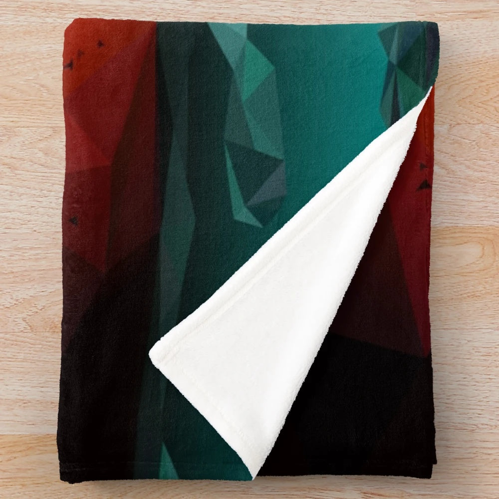 Brand New inspired poly art plush blanket