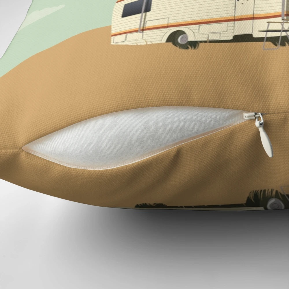 Breaking Bad Crystal Ship RV Pillow featuring Walter White and Jesse Pinkman