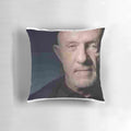 Breaking Bad inspired decorative pillow featuring characters from the popular TV series