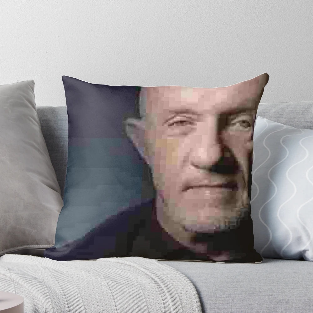 Breaking Bad inspired decorative pillow featuring characters from the popular TV series