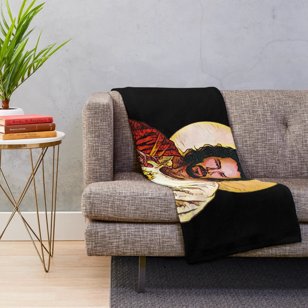 Keanu Reeves inspired plush blanket