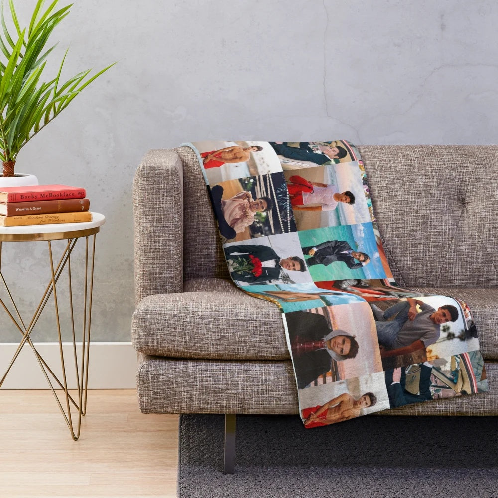 Brent Rivera-inspired plush blanket with soft, cozy design