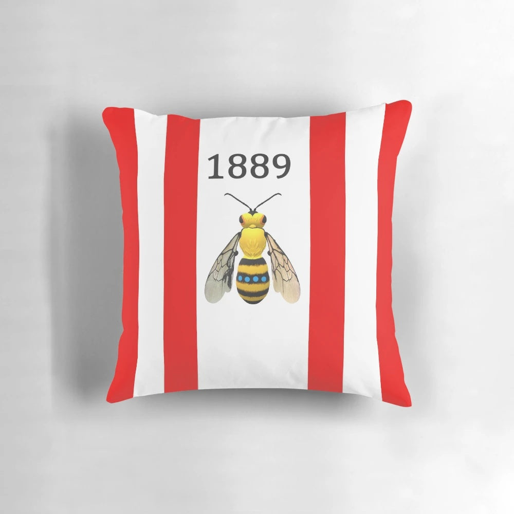 Brentford Bees Pillow with Cute Bee Design for Football and Soccer Fans