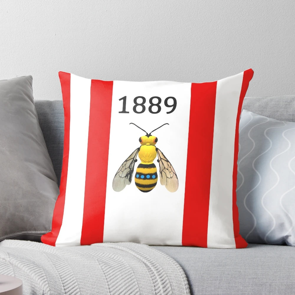 Brentford Bees Pillow with Cute Bee Design for Football and Soccer Fans