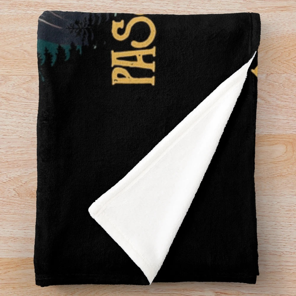 Bret Michaels inspired plush blanket featuring a rock music design