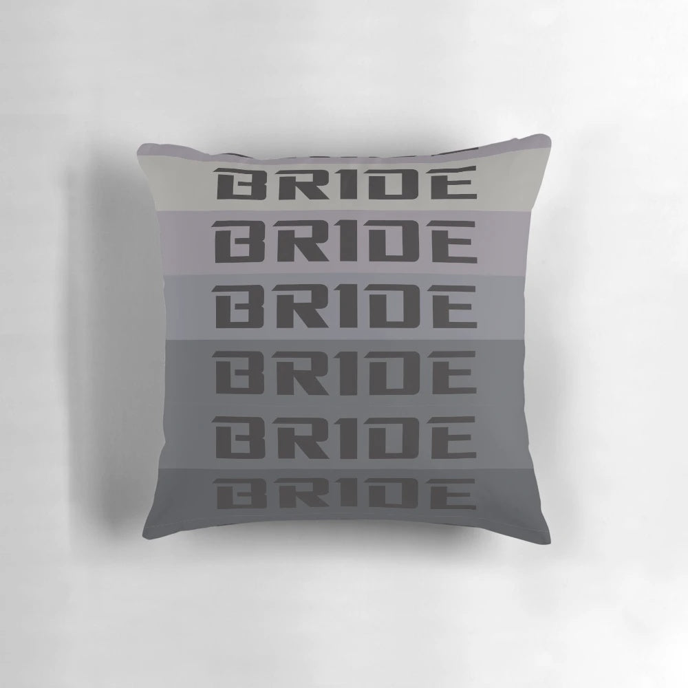 Bride-inspired JDM-style pillow with 'MATERIAL' text