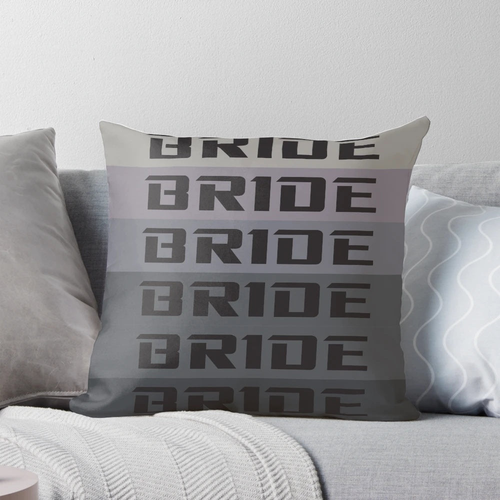 Bride-inspired JDM-style pillow with 'MATERIAL' text