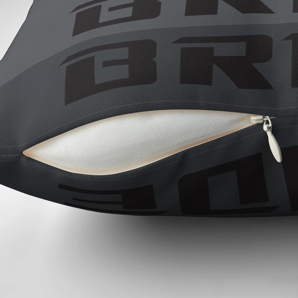 Bride-inspired JDM-style pillow with 'MATERIAL' text