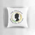 Bridgerton Pillow Featuring Lady Whisledown and Netflix Bridgerton Series Quotes