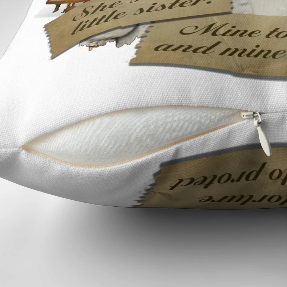 Bridgerton Netflix Hyacinth and Gregory Bridgerton Pillow
