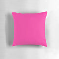 Bright neon fluorescent pink solid color pillow