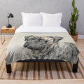 Brindle English Mastiff Plush Blanket