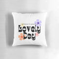 Lovely Day Sticker Pillow featuring the iconic song by Bill Withers