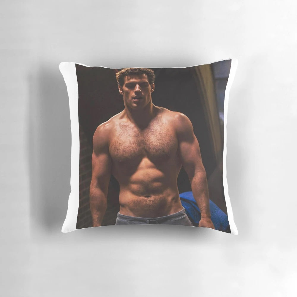 Henry Cavill Pillow - Plush, Comfortable Home Accessory for Superman Fans