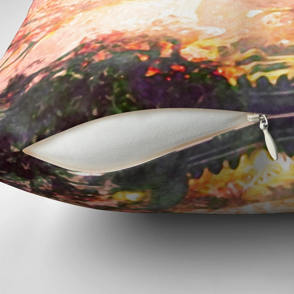 Ellcrys Pillow featuring a stunning fantasy landscape from The Shannara Chronicles