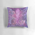 Pillow featuring intricate fan art design inspired by the classic fantasy film 'The Dark Crystal' by Jim Henson