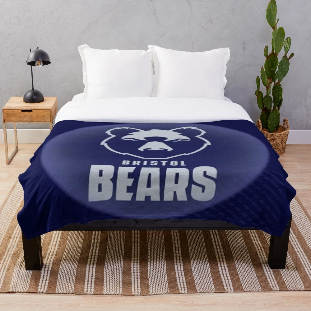 Bristol Bears Inspired Plush Blanket