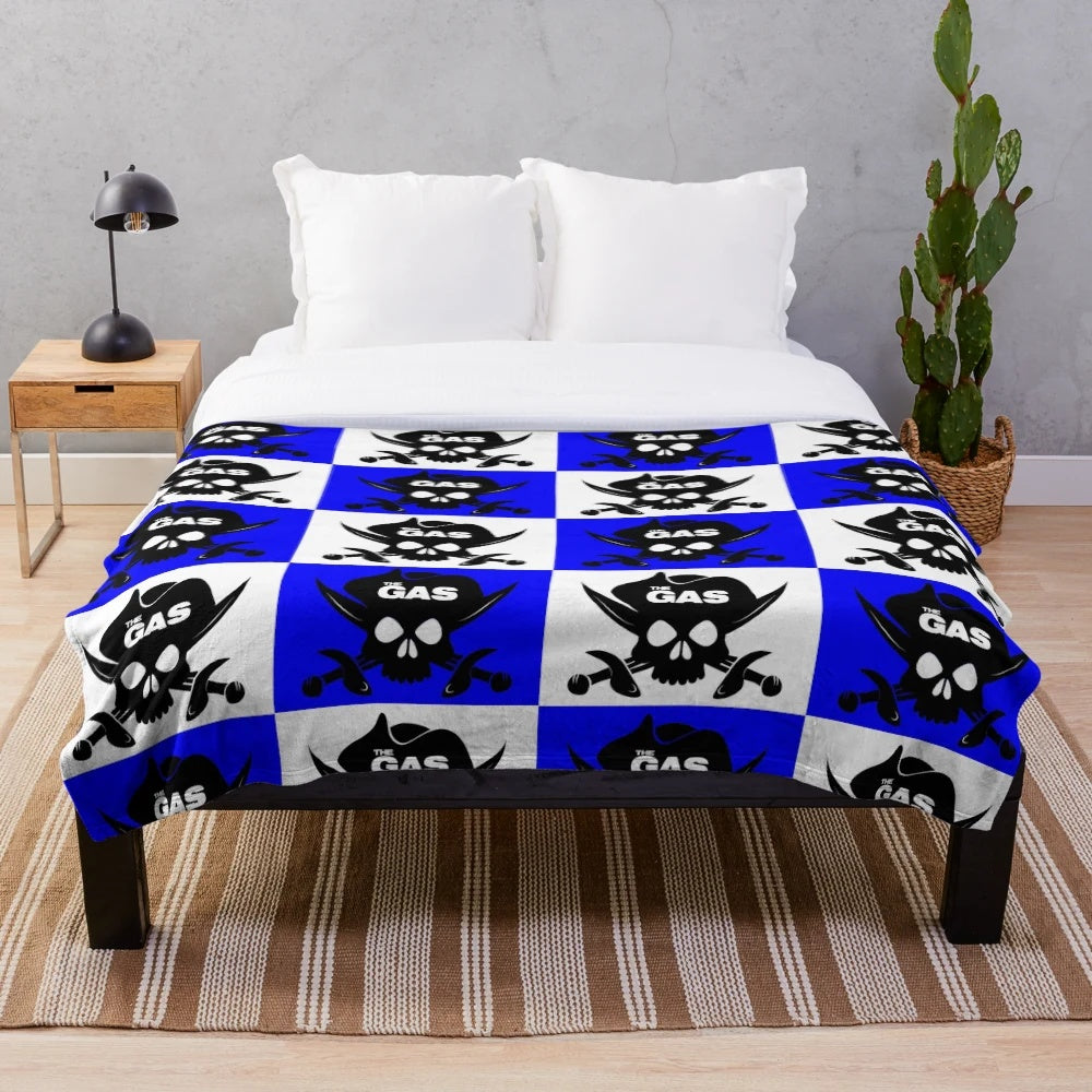Bristol Rovers Inspired Plush Blanket with Pirates Motif