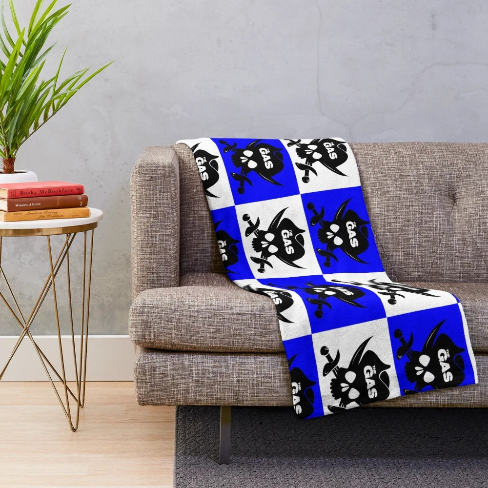 Bristol Rovers Inspired Plush Blanket with Pirates Motif