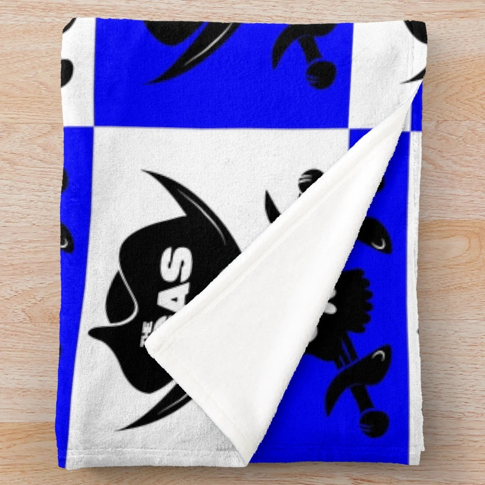 Bristol Rovers Inspired Plush Blanket with Pirates Motif