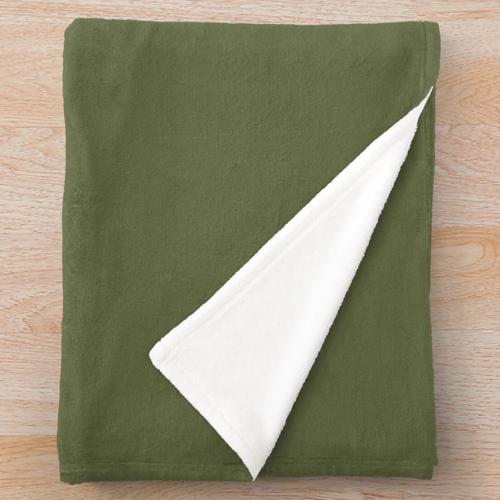 British Cadet Force Plush Blanket featuring the United Kingdom military emblem