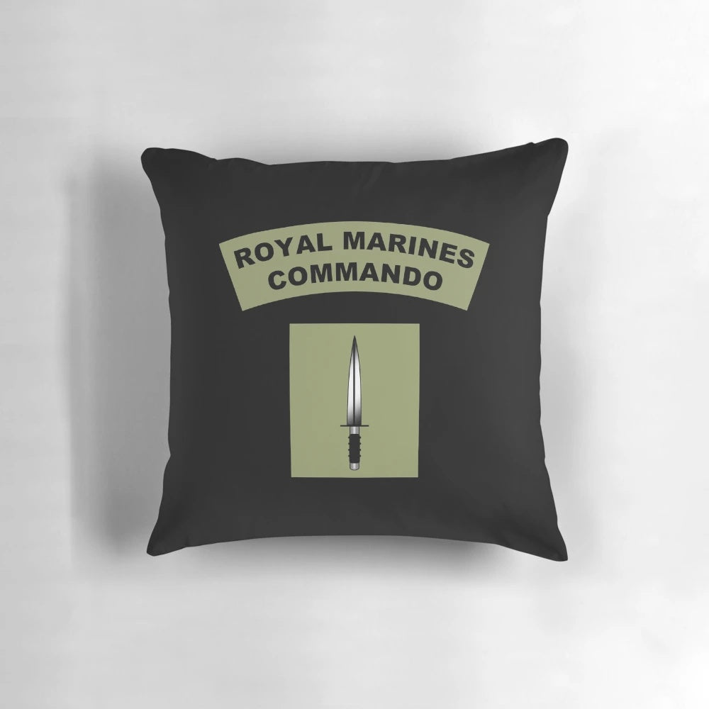 British Royal Marines Commando Patch Pillow