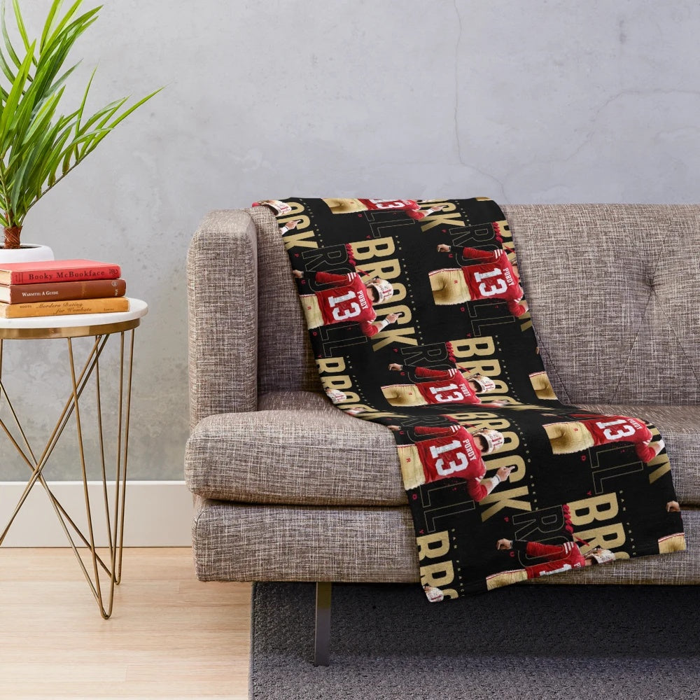 Brock Purdy Inspired Plush Blanket