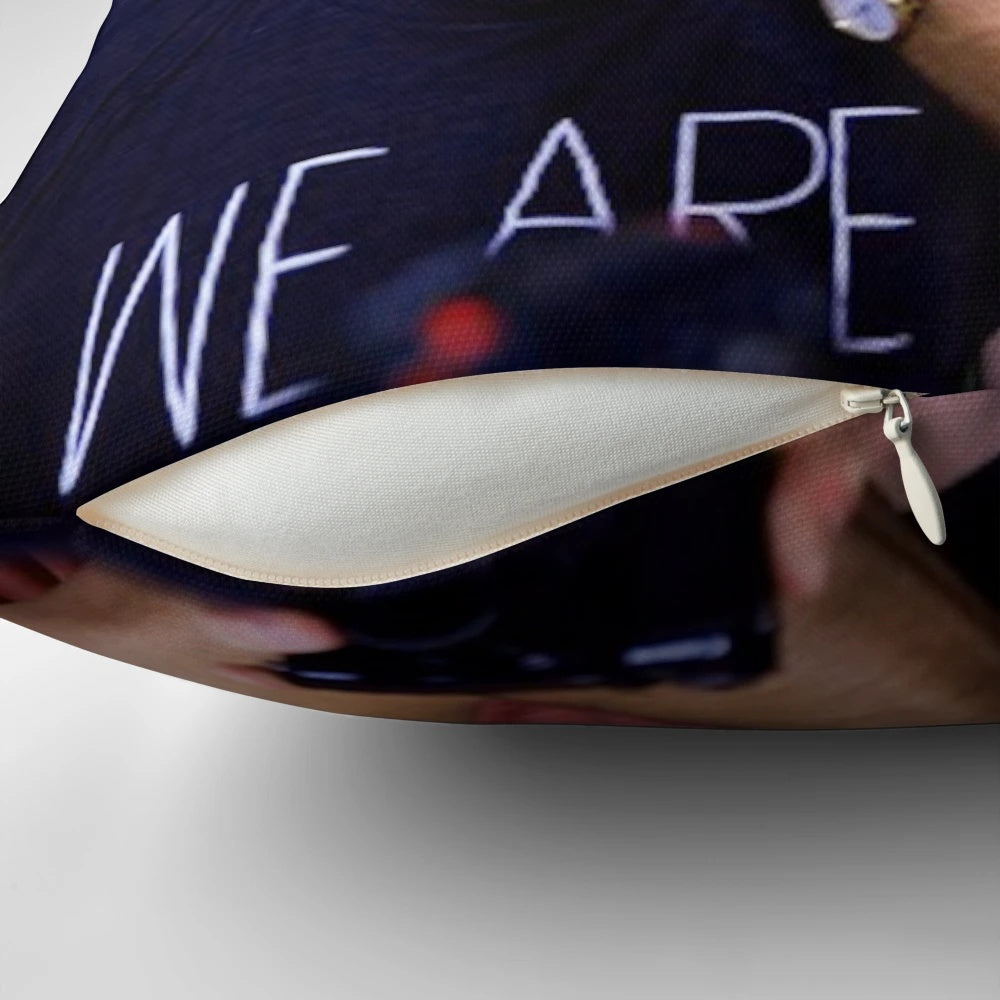 Bromance is Romance Pillow - Cozy pillow celebrating long distance friendships and online relationships