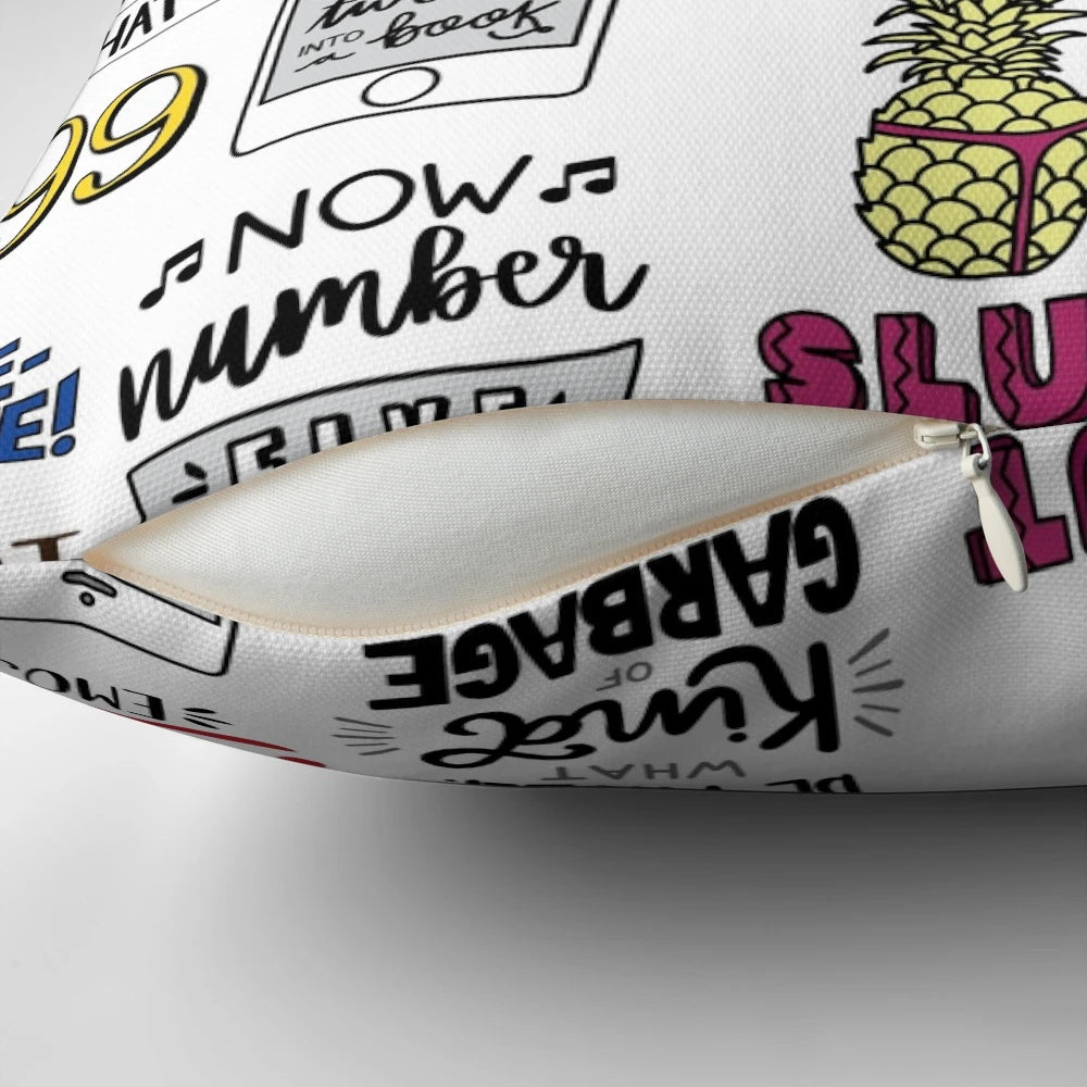 Brooklyn 99 Inspired Throw Pillow with TV Show Art Design