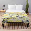 Brooklyn Nine-Nine inspired plush blanket featuring characters from the popular TV show