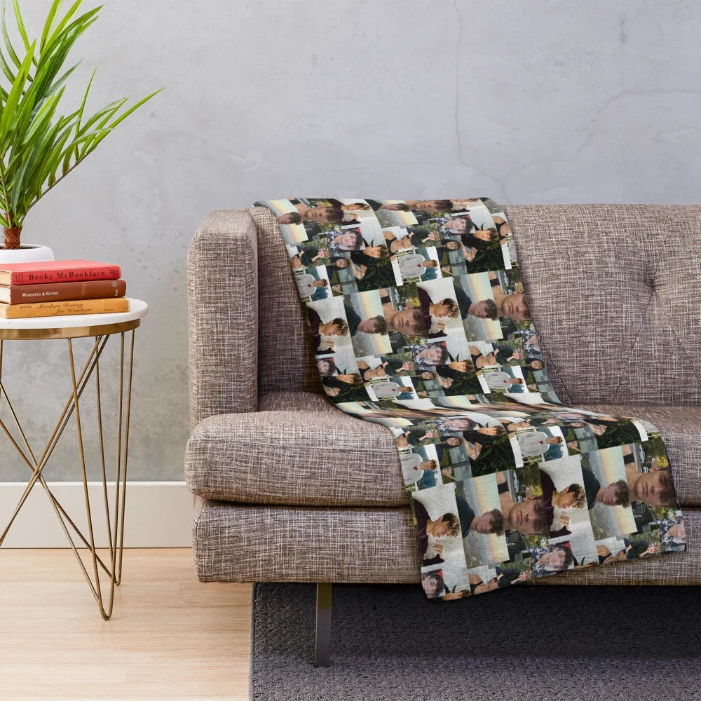 Bryce Hall Collage Plush Blanket