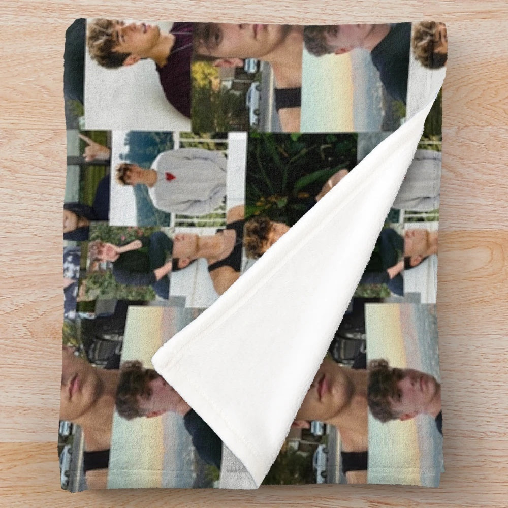Bryce Hall Collage Plush Blanket