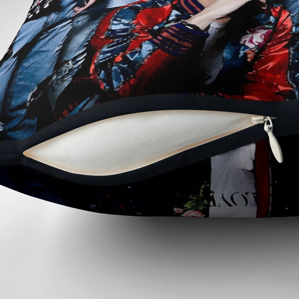 BTS-inspired army pillow with a vibrant design