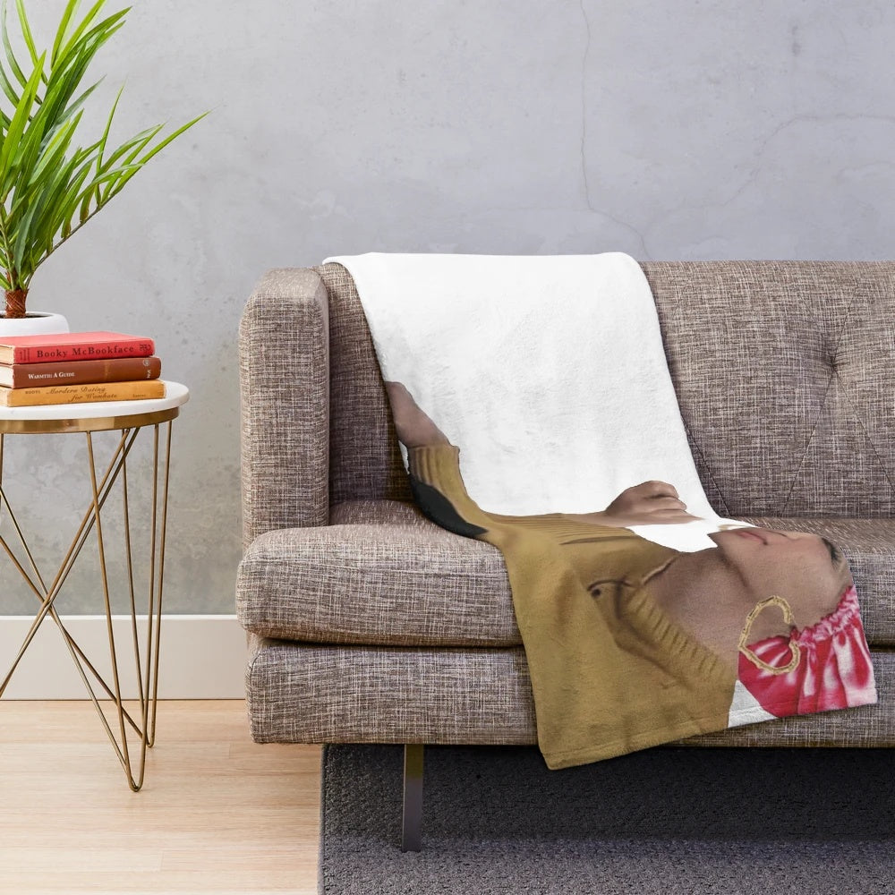 Soft and cozy BTS Jimin inspired plush blanket