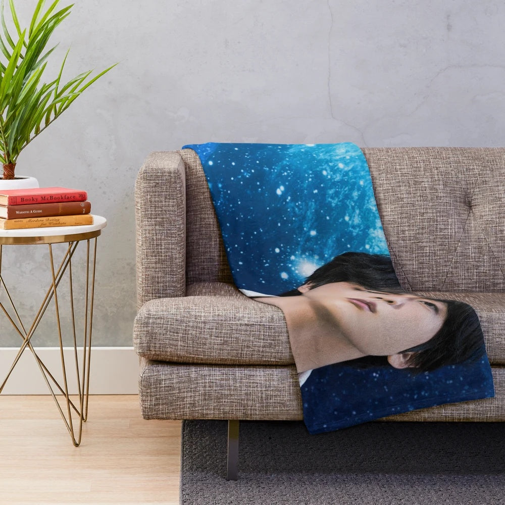 BTS Jin Astronaut Concept Photo Outlander Plush Blanket