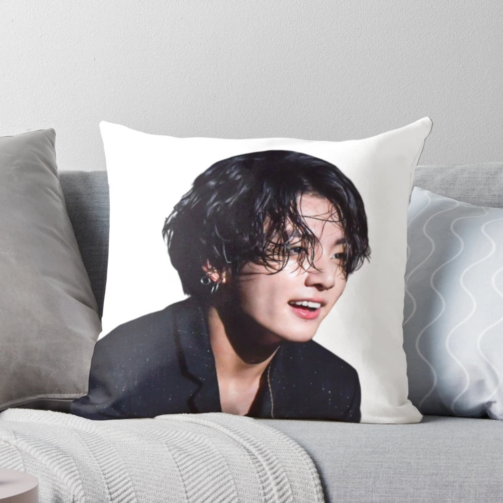 BTS Jungkook Long Hair Kpop Pillow