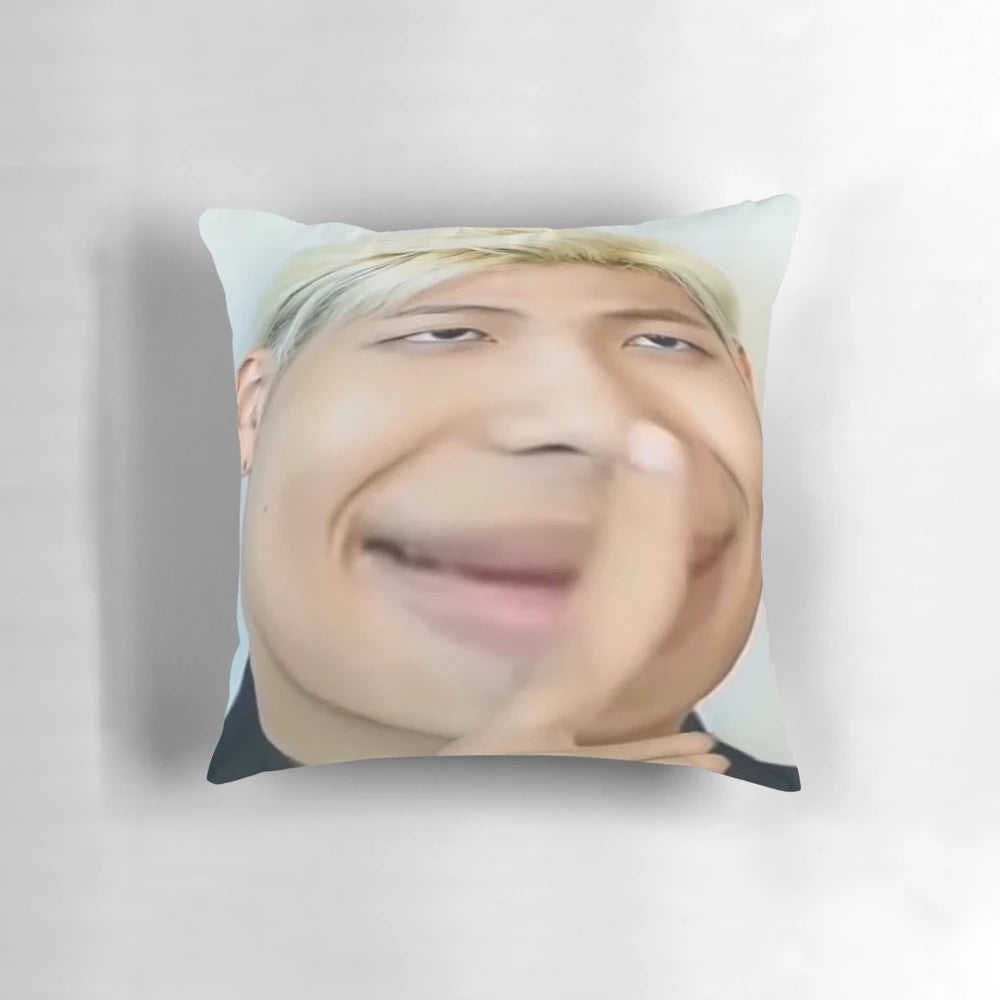 BTS Namjoon Meme Inspired Pillow, featuring Rap Monster in a popular meme pose