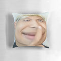 BTS Namjoon Meme Inspired Pillow, featuring Rap Monster in a popular meme pose