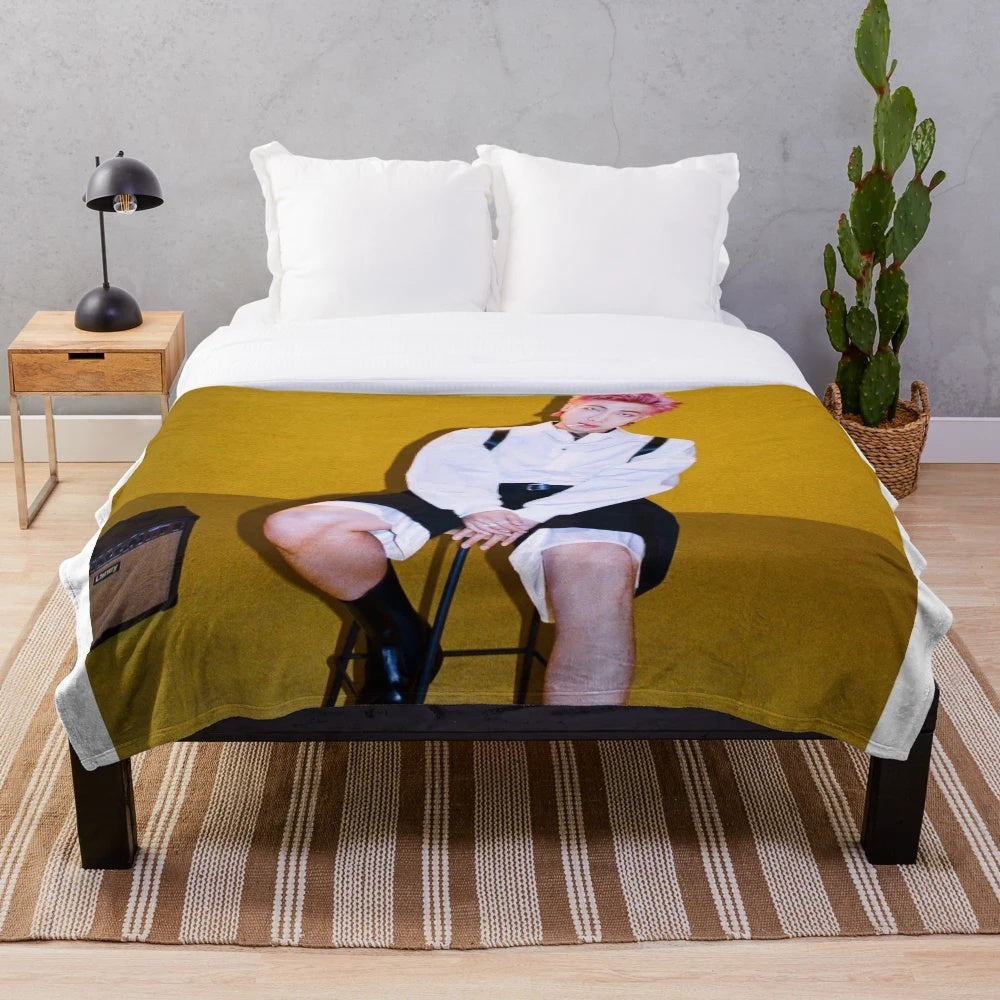 BTS RM Namjoon Inspired Plush Blanket