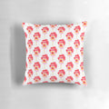 Bubble O'Bill themed Christmas pillow featuring a Santa hat and ice cream