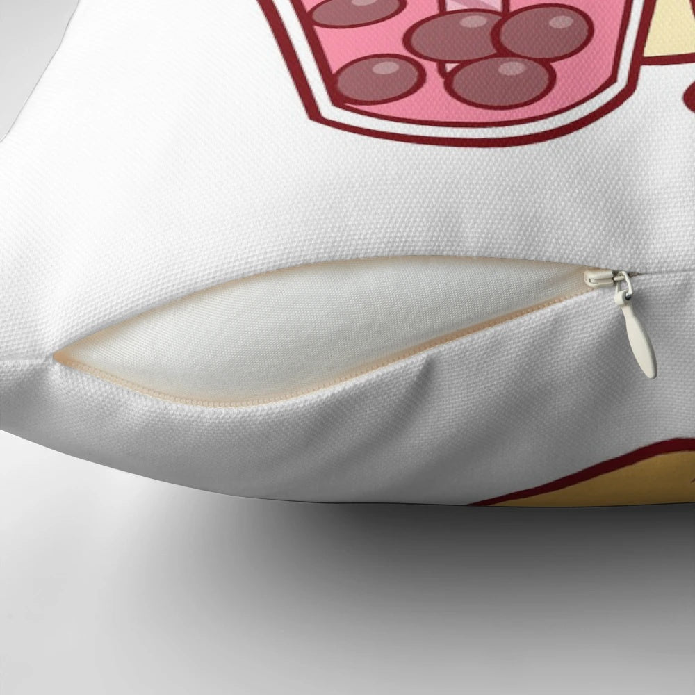 Bubble Tea Shiba Inu Plush Pillow - Cute and Funny Dog-Themed Accent for Home Decor