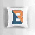 Soft and stylish Bucknell University Bison logo pillow for dorm rooms, offices, and homes.