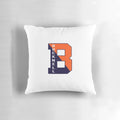 Bucknell University Bison logo printed on a soft, plush pillow