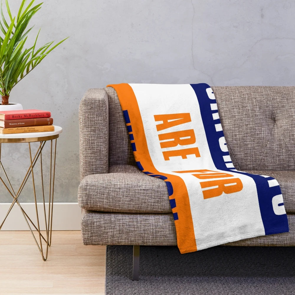 Bucknell University Bison Plush Blanket with Patriot League and NCAA college team design